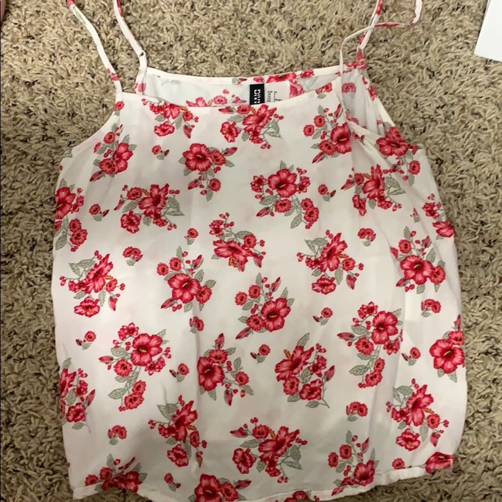 Floral tank top